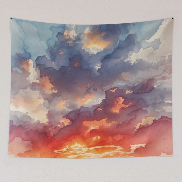 Item preview, Golden Horizon Cloudscape designed and sold by Harmonic_Layers.
