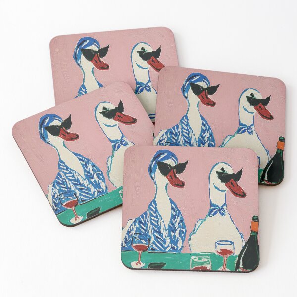 Item preview, Duck Wine Party Vintage designed and sold by HomeroPosadaO.