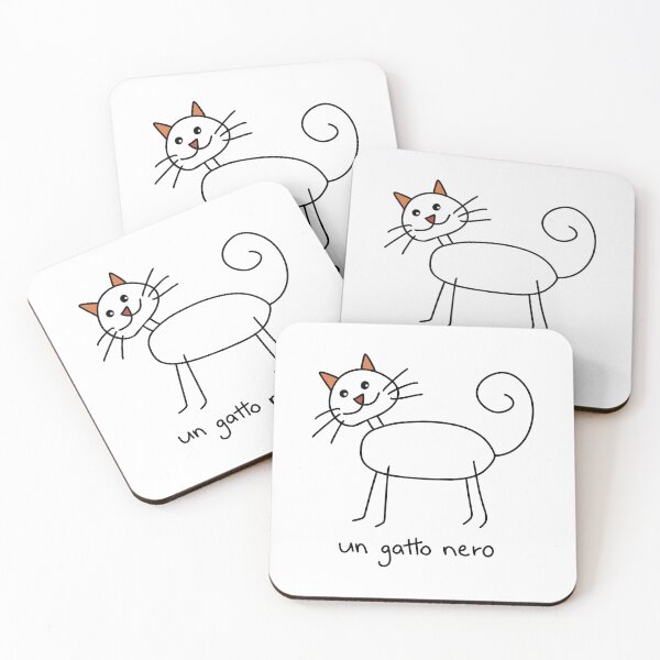 Item preview, Un gatto - a cat designed and sold by FrancesPoff.