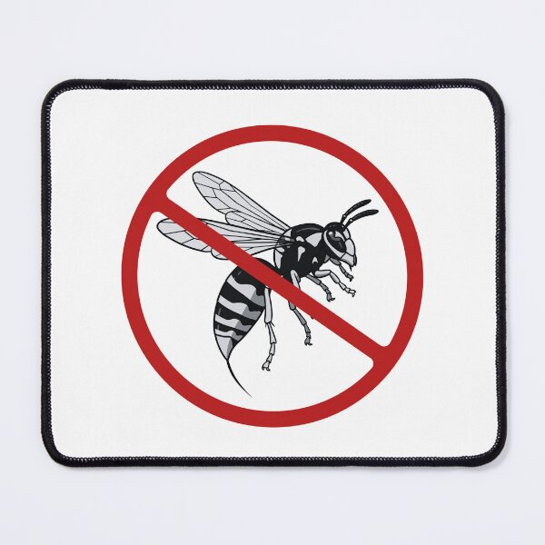 Item preview, Prohibited Sign, Wasp, Pest Control, Wasp Nest designed and sold by AASparksDesigns.