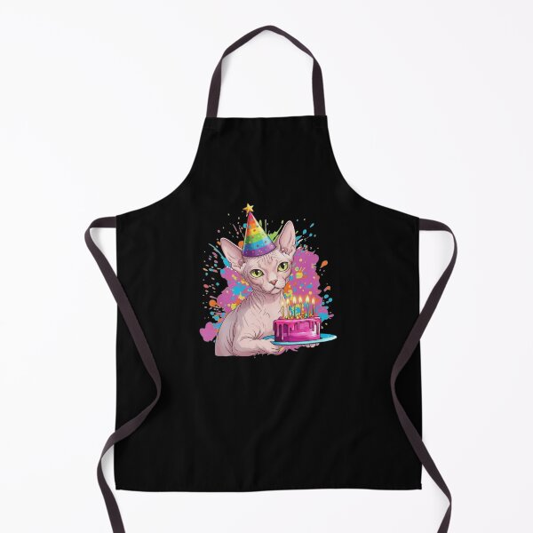 Item preview, Sphynx Cat Birthday Party Cat Owner Gift designed and sold by salmzouriart.