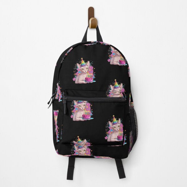 Item preview, Sphynx Cat Birthday Party Cat Owner Gift designed and sold by salmzouriart.