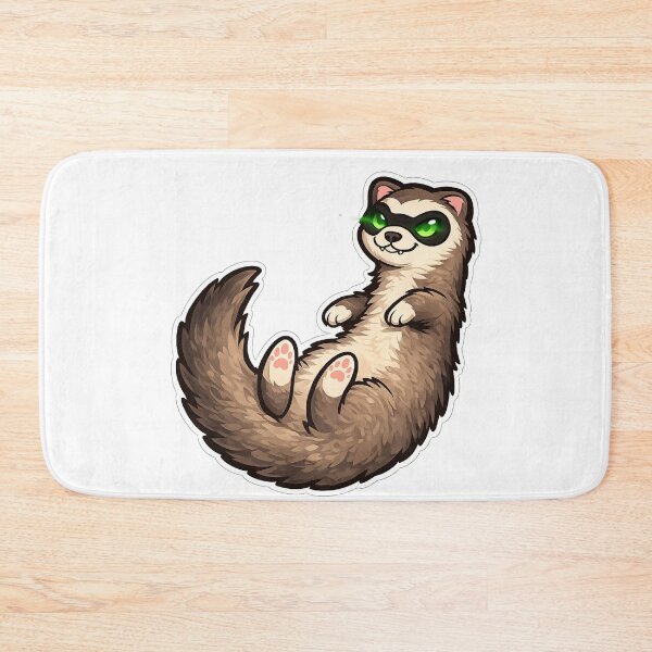 Item preview, Funny Ninja Ferret Masked Bandit designed and sold by HarlemDigitals.