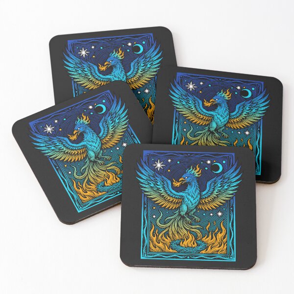 Item preview, Phoenix – Rebirth Through Fire | Dark Mythology Tarot designed and sold by dbNIGHT.