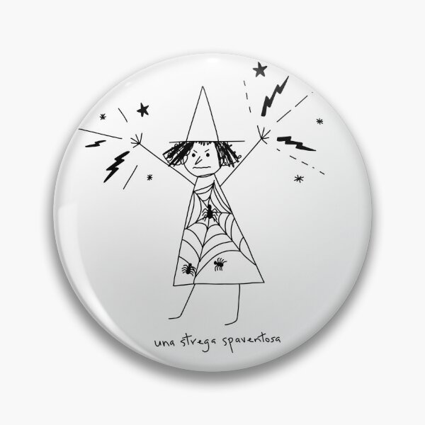 Item preview, The scary witch - una strega spaventosa designed and sold by FrancesPoff.