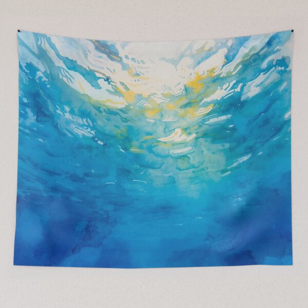 Item preview, Sunlit Ocean Depths designed and sold by Harmonic_Layers.