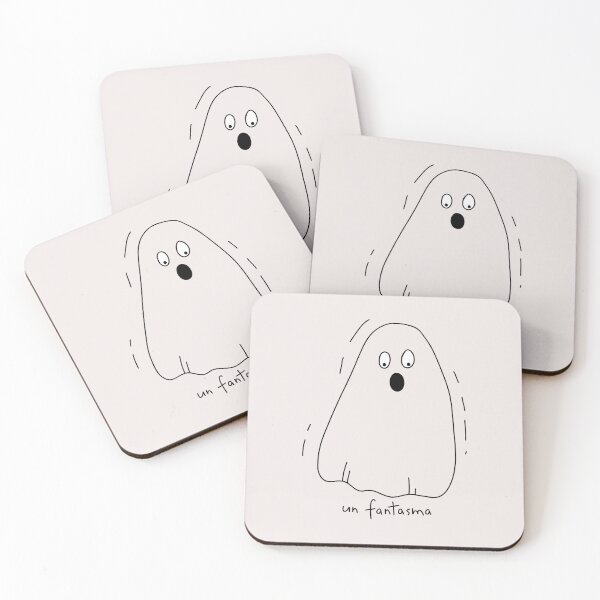 Item preview, un fantasma - a cute ghost designed and sold by FrancesPoff.