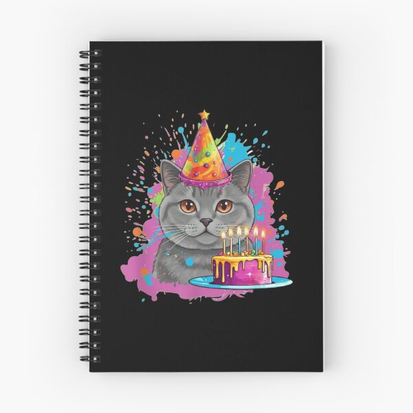 Item preview, Cat Birthday Celebration Feline Pet Lover designed and sold by salmzouriart.