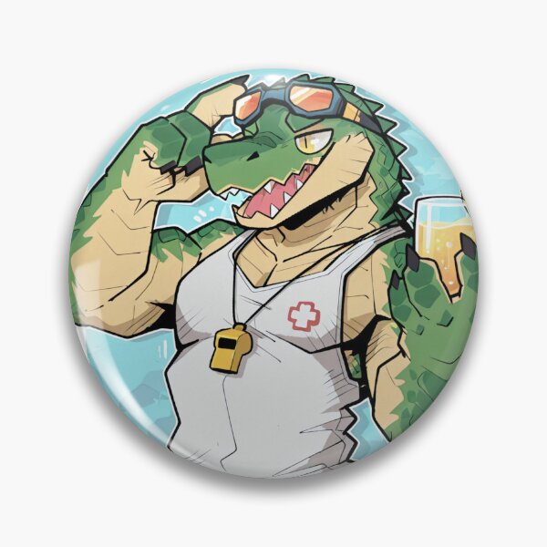 Item preview, Pool Party Renekton Lifeguard Sipping Summer Drink designed and sold by KaMow.