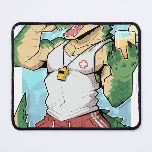 Item preview, Pool Party Renekton Lifeguard Sipping Summer Drink designed and sold by KaMow.