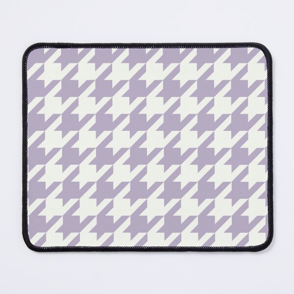 Item preview, Houndstooth - plum frost designed and sold by Willow & Grace Designs.