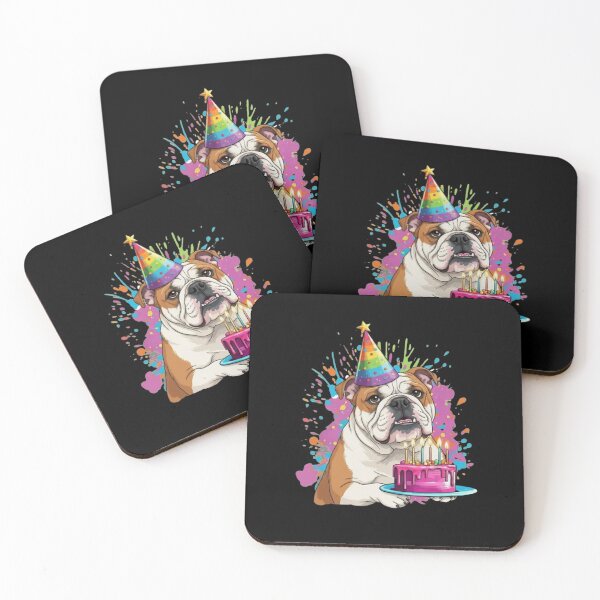 Item preview, Bulldog Birthday Party Dog Lover Celebration designed and sold by salmzouriart.