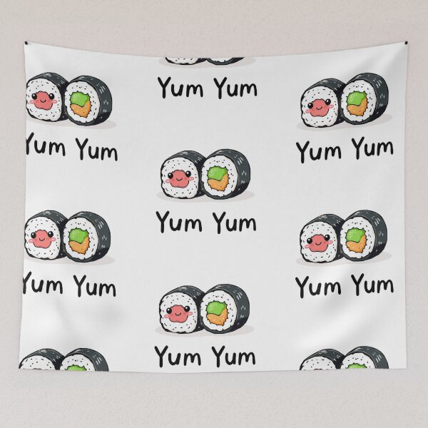 Item preview, Cute Yummy Sushi Rolls designed and sold by 4viella.