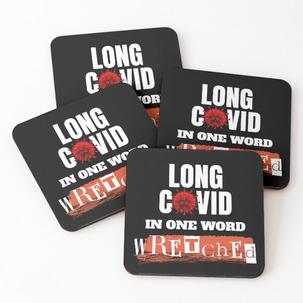 Item preview, LONG COVID in One Word - WRETCHED. designed and sold by MPC-Mince-Pies.