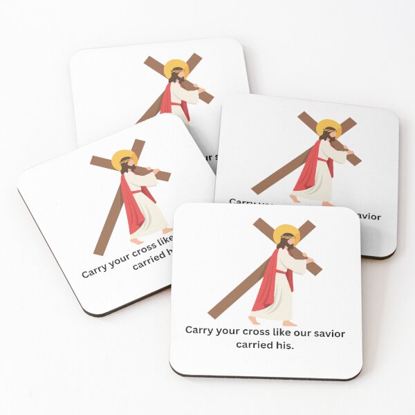 Item preview, Carry your cross like our savior carried his. designed and sold by Creative Cardinal Studios.