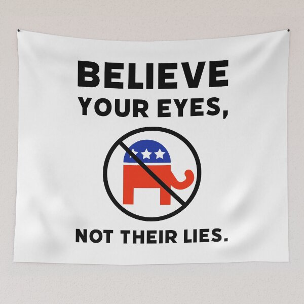 Item preview, Believe your eyes, not their lies.  designed and sold by Rachel the Artist .