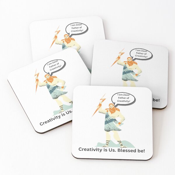 Item preview, I am Zeus! Father of Creativity! designed and sold by Creative Cardinal Studios.