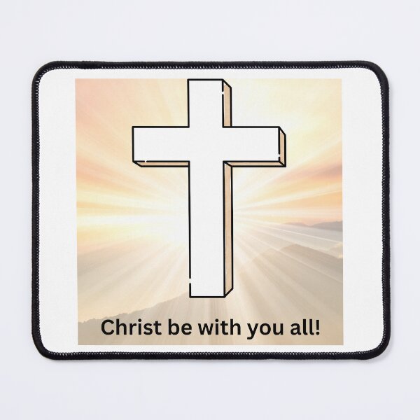 Item preview, Christ be with you all! designed and sold by Creative Cardinal Studios.