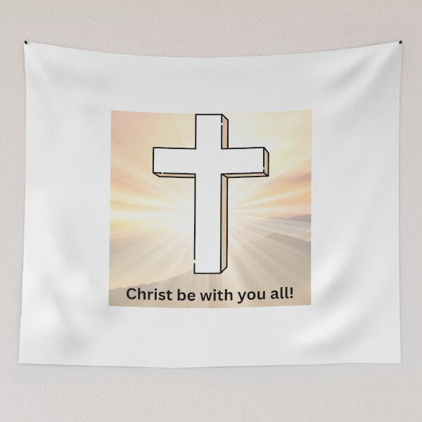Item preview, Christ be with you all! designed and sold by Creative Cardinal Studios.
