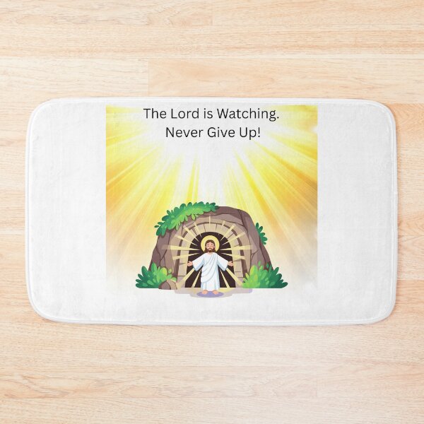 Item preview, The Lord is Watching. Never Give Up! designed and sold by Creative Cardinal Studios.
