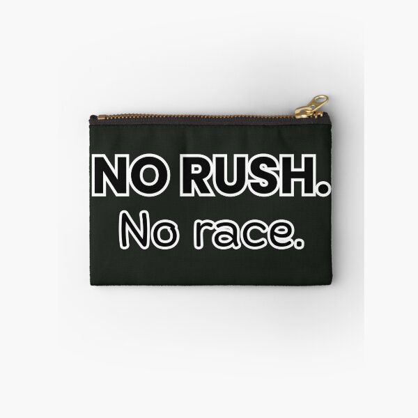 Item preview, No Rush – Slow Living Reminder T-Shirt designed and sold by QuietlyBecoming.