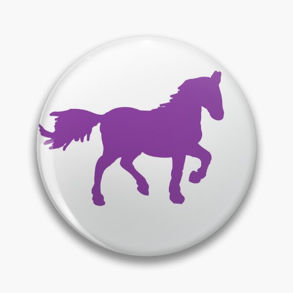 Item preview, Silueta del zodíaco del caballo morado designed and sold by Theo86.