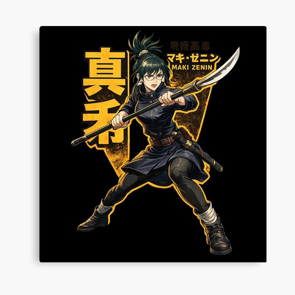 Maki Zenin Canvas Prints for Sale | Redbubble