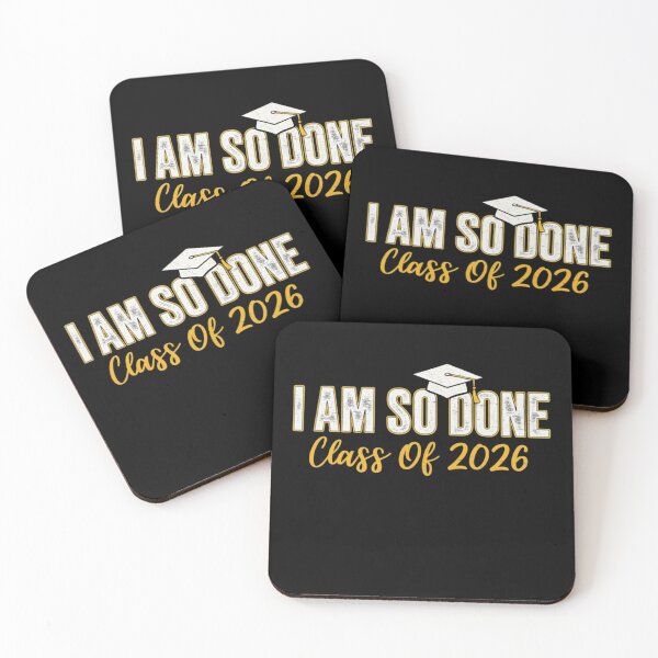 Item preview, I Am So Done Class Of 2026 Graduate Student Senior Celebration designed and sold by salmzouriart.