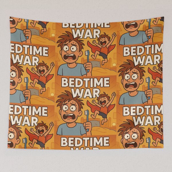 Item preview, Bed Time War designed and sold by Figgy Print.