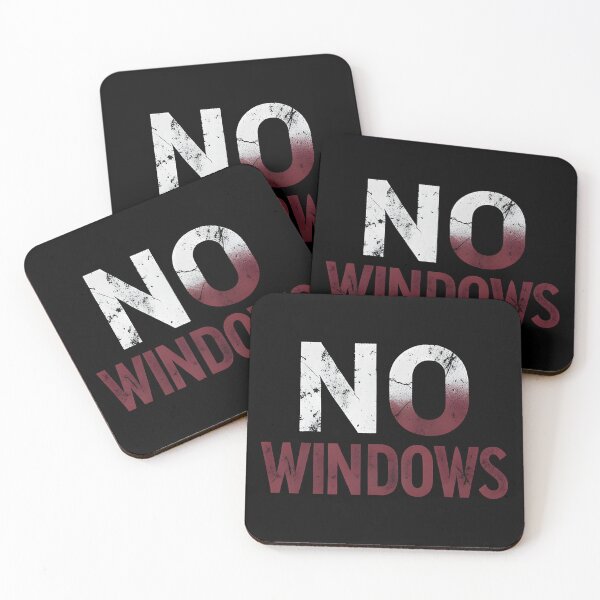 Item preview, No Windows Horror Typography – Submarine Psychological Sci Fi designed and sold by Uglyandcute.