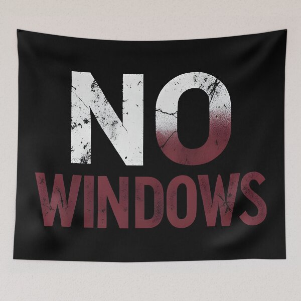 Item preview, No Windows Horror Typography – Submarine Psychological Sci Fi designed and sold by Uglyandcute.