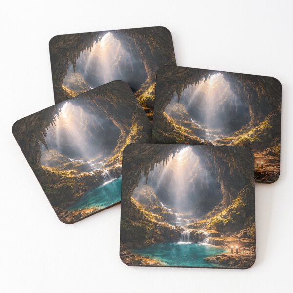 Item preview, Hidden Cave of Light and Water designed and sold by Yomere.