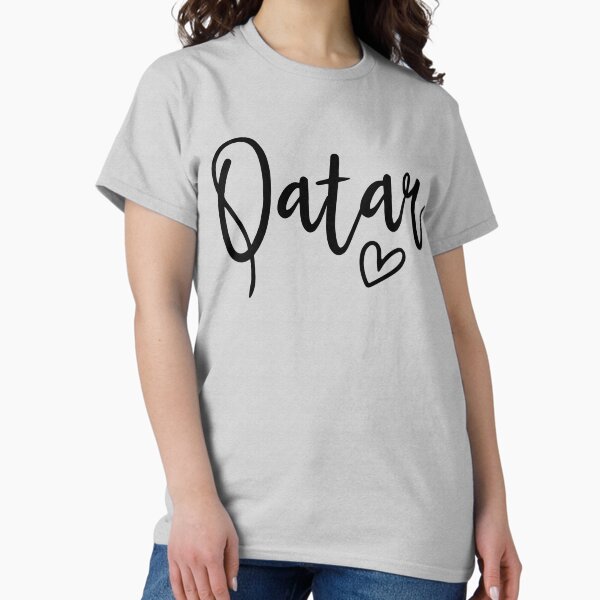 Qatar Heart Women's Love Qatar Gear Classic T-Shirt