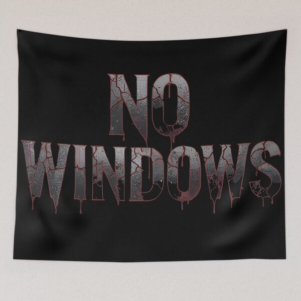Item preview, No Windows Horror Typography – Submarine Psychological Sci Fi designed and sold by Uglyandcute.