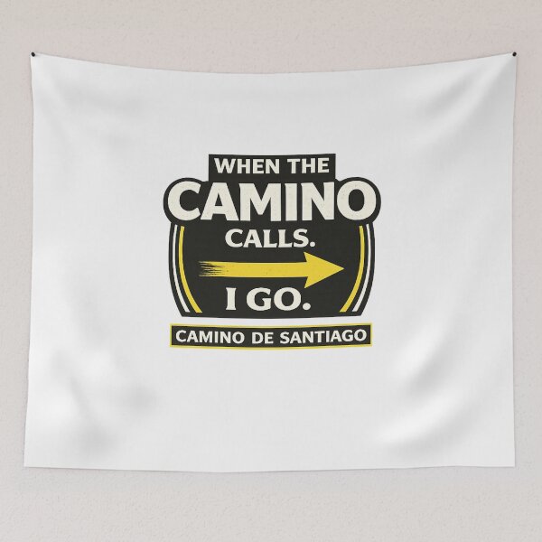 Item preview, When the Camino Calls, I Go – Camino de Santiago Arrow Design designed and sold by John-Rivav.