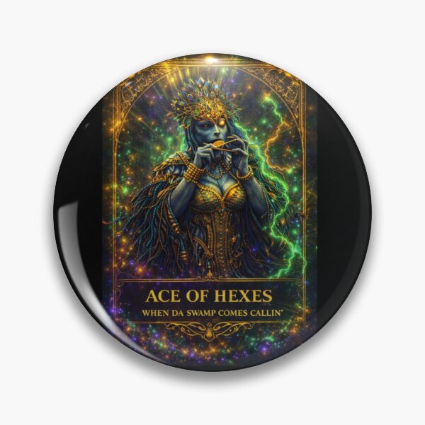 Item preview, Ace of Hexes – When Da Swamp Comes Callin’ designed and sold by MACodDesigns.