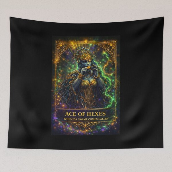 Item preview, Ace of Hexes – When Da Swamp Comes Callin’ designed and sold by MACodDesigns.