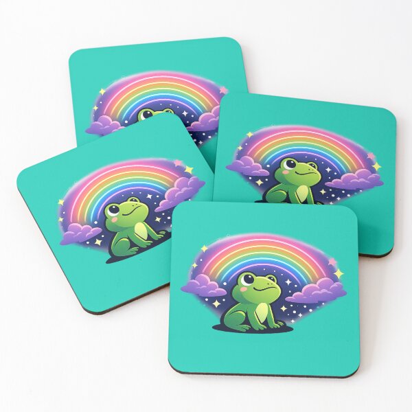 Item preview, rainbow the frog designed and sold by FroggyOnly.