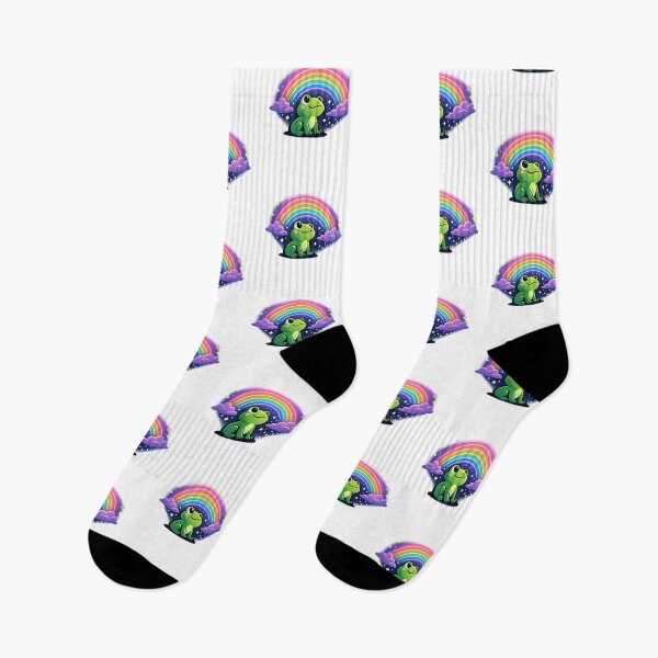 Item preview, rainbow the frog designed and sold by FroggyOnly.
