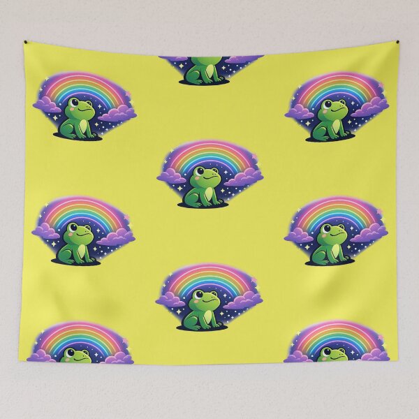 Item preview, rainbow the frog designed and sold by FroggyOnly.