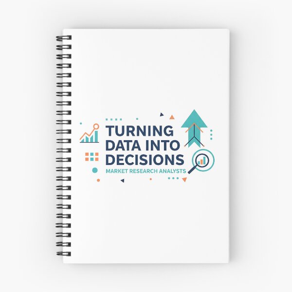 Item preview, Turning Data Into Decisions – Market Research Analyst Design designed and sold by Muzgle.