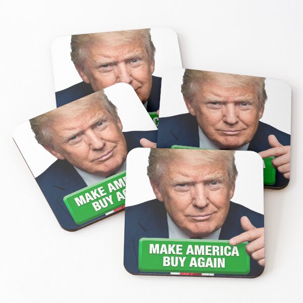 Item preview, Buy Again – Political Power and Consumer Culture Illustration designed and sold by WallaceSilvaART.