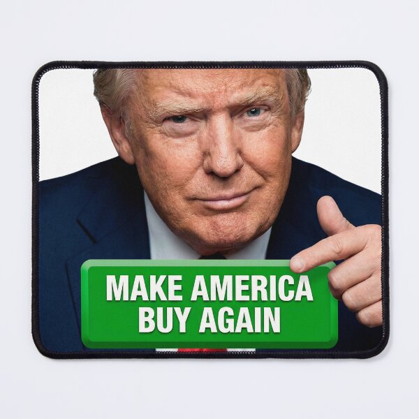 Item preview, Buy Again – Political Power and Consumer Culture Illustration designed and sold by WallaceSilvaART.