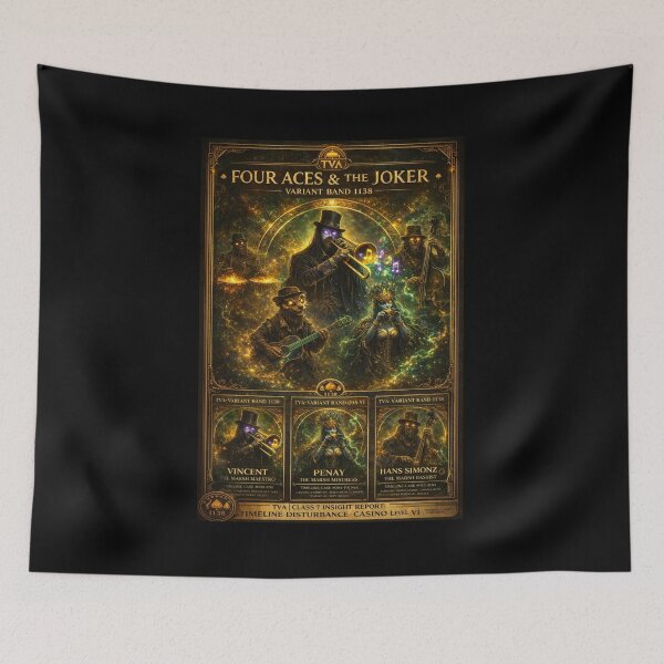 Item preview, Four Aces & The Joker – Variant Band 1138 designed and sold by MACodDesigns.