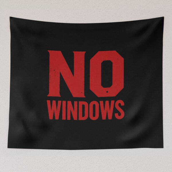 Item preview, No Windows Horror Typography – Submarine Psychological Sci Fi designed and sold by Uglyandcute.