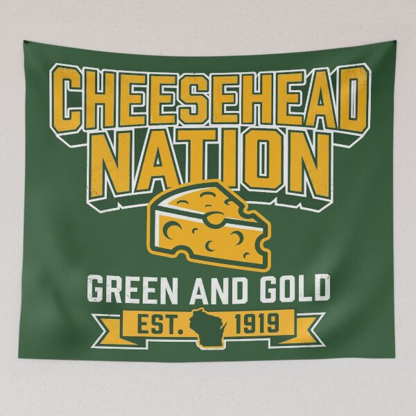 Item preview, Green Bay Cheesehead Nation designed and sold by FanFocusedTees.