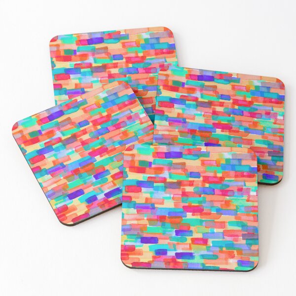 Item preview, Colorful Watercolor Pattern designed and sold by Swooncake Press.