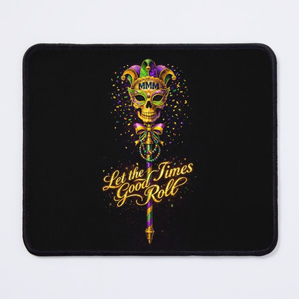 Item preview, Let the Good Times Roll – Mardi Gras Jester Skull designed and sold by MACodDesigns.