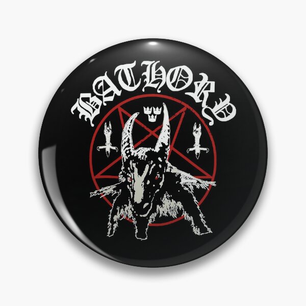 Item preview, Bathory Black Metal Goat Pentagram Classic designed and sold by louismtaylor.