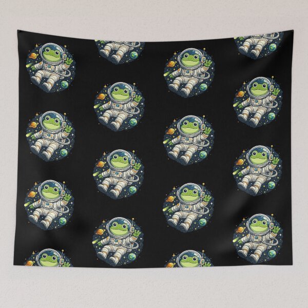 Item preview, astronaut frog designed and sold by FroggyOnly.